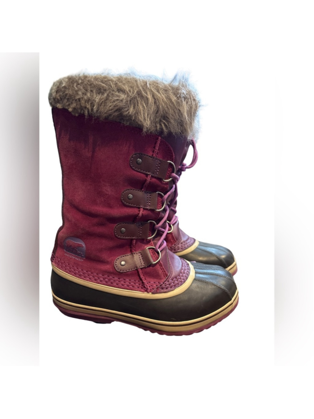 Sorel Women's Joan of Arc Suede Winter Boots - size 5